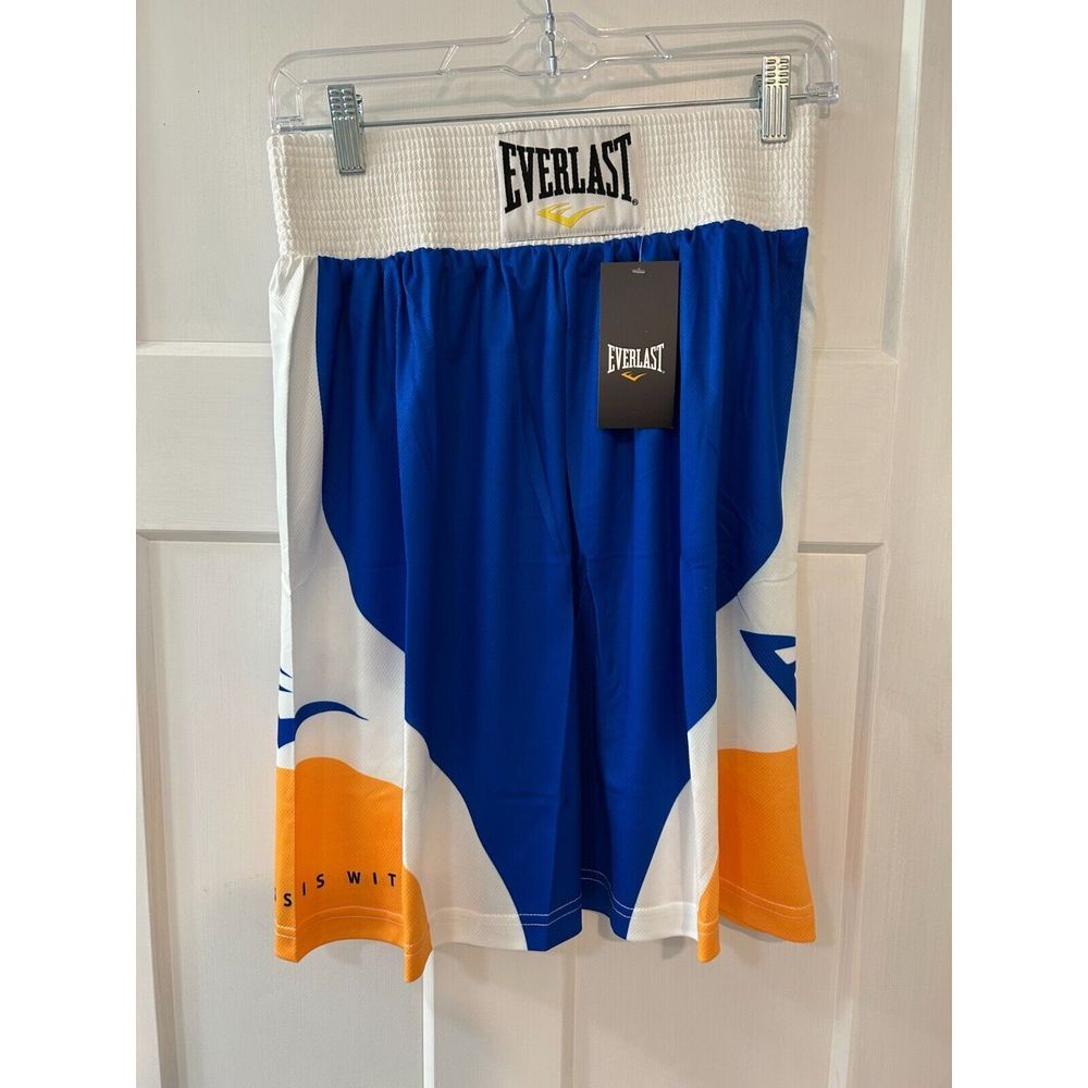 NEW Everlast Yellow White Boxing‎ MMA Shorts Lightweight Size Men's Small NWT